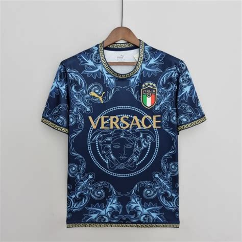 Camiseta Fútbol Italia Edición Versace Blue 2022